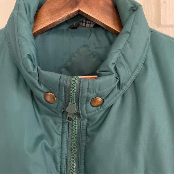 Ozark Trail Vintage Teal Full Zip Up Puffer Vest - Picture 3 of 6